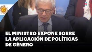 Argentina: El ministro de justicia expone ante la comisión de mujeres en diputados - DNews