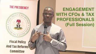 Tax Bills Stakeholder Engagement (full session)