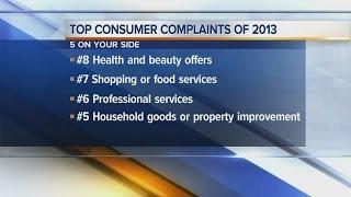 The Ohio Attorney General's top 10 list of consumer complaints in 2013