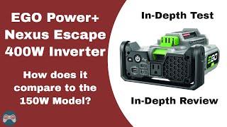 EGO Nexus 400W Inverter - Test and Review - Compared to 150W