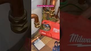  Milwaukee Pipe Cutter Test ️ #shorts