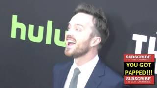 Aaron Paul and Lauren Parsekian at the Premiere Of Hulu's The Path at Arclight Theatre in Hollywood