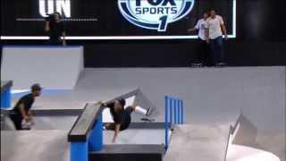 Nyjah Huston Slam - LA 2014 Street League Practice