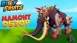 БЛОКС ФРУТС МАМОНТ ПОЛНЫЙ ОБЗОР  Blox Fruits Mammoth Roblox