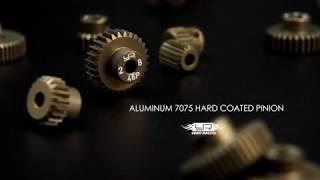 Yeah Racing 7075 Aluminum RC Hard Coated Pinions