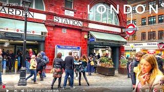 Walking London, Central London, England 󠁧󠁢󠁥󠁮󠁧󠁿 Street Walk - 4K 60fps Winter Walking Tour