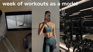 week of workouts as a model (+ fashion event and friends)