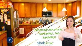 Organized Cabinets For Appliances, Tupperware, and Bakeware - Shelfgenie Mar 2023 Seattle Refined