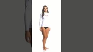 Roxy Women's Whole Hearted Long Sleeve Rash Guard | SwimOutlet.com