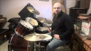 How To Play A Basic Rock Beat-Beginner Drum Lesson