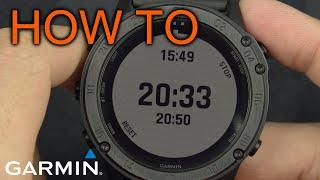 How to Use Timer on Garmin Tactix / Fenix