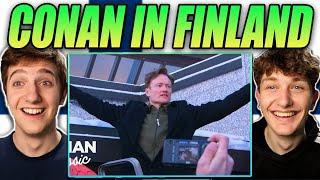 Americans React to Conan Arrives In Finland! | Late Night with Conan O’Brien