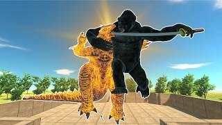 Angry Kong vs Thermonuclear Godzilla for Revenge Goro in Animal Revolt Battle Simulator