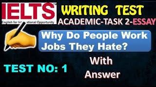 IELTS Writing Task 2: Academic| Model Essay | Test No:1| Band 9 |  Writing 2024  #IELTSWriting