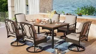 An Outdoor Dining Set That Combines Comfort and Good Looking