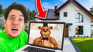 MONITORING W MOIM DOMU NAGRAŁ STRASZNEGO FREDDY FAZBEAR!