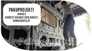 Pakuprojekti 2 // Ikkunat, koolaukset ja rengaskotelot