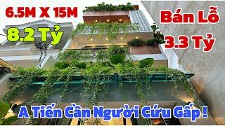 Gồng lãi NH muốn tụt quần ! A Tiến tất tay bán lỗ 3.3 tỷ nhà đẹp thang máy Lê Văn Thọ P14 Gò Vấp