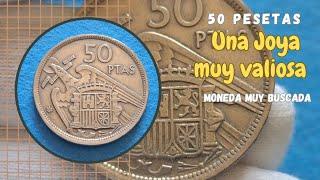 MONEDA de 50 PESETAS de Franco de 1957: Una Joya muy VALIOSA de España