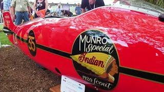 Burt Munro's World's Fastest Indian 1967 Land Speed Record Breaking Bike Started Up!
