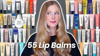 I Tried The Top 55 Lip Balms And Found the BEST One... Lip Balm Showdown!