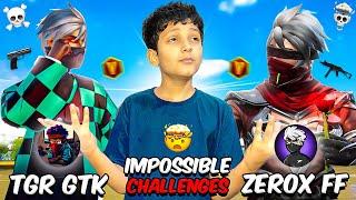 Nepali Legends @gtk111ff & @ZeroxFF Gave me Impossible Challenges 