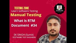 What is RTM in Testing || Manual Testing full course #34 || Software Testing with Sumit