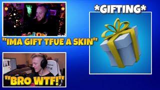 TimTheTatMan *GIFTED* A Skin To Tfue! (NEW GIFTING SYSTEM) - Fortnite Funny Moments #45