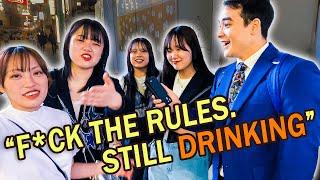 JAPAN'S THOUGHTS ON PUBLIC DRINKING BAN