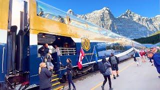 2 DAYS on the Canada's $3,000 First Class Train | Rocky Mountaineer Gold Leaf |Vancouver→Banff