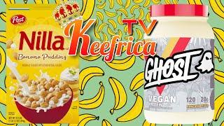 GHOST VEGAN Banana Pancake Batter Protein REVIEW | Nilla Banana Pudding Cereal  | KEEFRICA TV E:33