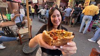 Trying Moroccan Street Food in Marrakech, Morocco 