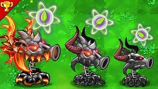 Plants vs Zombies : Skeleton Peashooter Use Full Power Plant Food ( Pvz Horror Pak )