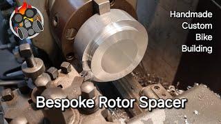 Handmade Custom Bike Building Vlog Time Sportster Rotor Spacer #Handmade #Sportster #engineering