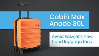 Cabin Max Anode 30L Underseat Case - 45x36x20 cm Avoid Hand Luggage Fees on Easyjet