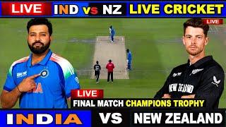 Live: IND vs NZ, Final Match | Live Scores & Commentary | India vs New Zealand | Last 12 Overs