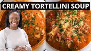 Creamy Tortellini Soup | Easy & Delicious!