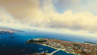 X-PLANE 12 ISTANBUL VFR TOUR WITH AUTOORTHO AND X-WORLD DAY AND SUNSET MAX SETTINGS