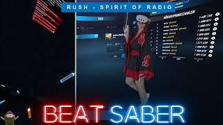 Rush - Spirit of Radio in Beat Saber | Haselnuuuss