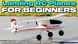 Landing RC Planes for Beginners - Model AV8R Instructional Series