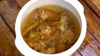 Ms. Ma's Kitchen-A Nutritional cuisine: Herba Dendrobii & Dwarf Lilyturf Tuber Soup with Spareribs