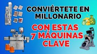 CONVIÉRTETE EN MILLONARIO con estas 7 MÁQUINAS CLAVE 