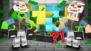 JJ and Mikey became Thieves and Robbed the BANK in Minecraft ! - Maizen