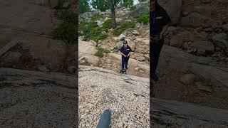 Axial Wraith 1.9 Making Easy Work Of A Steep Line| Woman Rc Crawler  #shorts