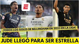 TODOS LOS GOLES DE BELLINGHAM con el REAL MADRID en LA LIGA en 2023 | ESPN Deportes