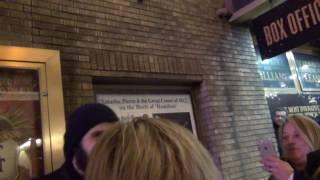 Josh Groban Greets Fans Natasha Pierre & The Great Comet of 1812 Stage Door January 25 2017