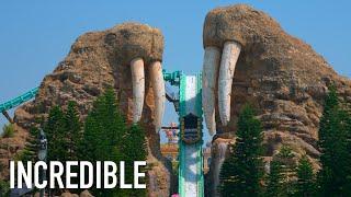 Walrus Splash | Elaborately Themed Water Coaster with REAL Sea Lions! Chimelong Ocean Kingdom