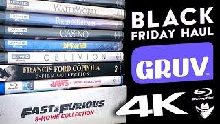 FOURTEEN 4k blu-rays for just $8.52!  GRUV.COM BLACK FRIDAY HAUL #bluray #4kuhd #bluraycollection