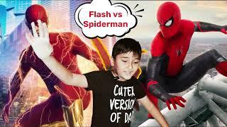 #Flash vs #Spiderman who will win ? #yaagrahuleaswar