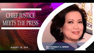 The Chief Justice meets the Press 2014